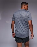 아디다스(Adidas) | 아디다스 오운 더 런 그레이 티셔츠 러닝 adidas Running Own The Run T-Shirt in meliertem Grau...