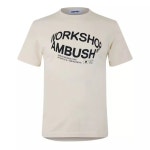 앰부쉬(AMBUSH®) | 앰부쉬 레볼브 로고 레귤러 핏 티셔츠 오프 화이트 남성 Ambush Men's Revolve Logo Regular Fit T-Shirt Off...