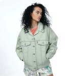 2022-0203-0393 | 리바이스(Levis) | 25FW Levi`s Levi’s Kendal 블랙 Eco-레더 Moto 자켓 A93730000 | 트렌비