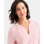스타일앤코(Style & Co) | 스타일앤코 여성 럭스소프트 플리스 스웨트셔츠 스웻셔츠 Women's LuxLounge Fleece Sweatshirt...
