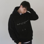 루오나인(RUONINE) 자수 기모후드티 HEH_WHITE(L) - 68,000원 | 무신사 스토어
