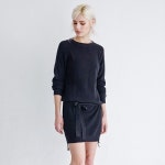 메종드이네스(MAISONDEINES) MINIMAL KNIT DRESS_BK - 사이즈 & 후기 | 무신사