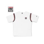 비젼캠핑보트클럽 | 비전스트릿웨어(VISION STREETWEAR) 비젼스트릿웨어 스타트랙 보트넥 티 화이트 - 79,000 | 무신사 스토어