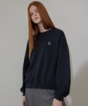 모어딥(More dipp) | 모어올레스(MORE OR LESS) SIGNATURE LOGO SWEATSHIRT - DEEP NAVY - 사이즈 & 후기 | 무신사