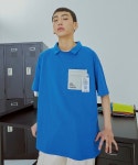 음(UMM) 유엠엠 오피스 포켓 카라티_ 블루 - 42,000 | 무신사 스토어