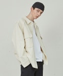 코우코우(COUCOU) Worker Crop Jacket_Cream - 81,600 | 무신사 스토어