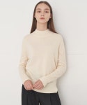 아헤(AHE) CASHMERE SOFT HALF TURTLENECK KNIT_CREAM - 26,900 | 무신사 스토어
