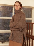 씨에이치앤스튜디오(CH&STUDIO) | 일일오구스튜디오(1159STUDIO) A3 HOMESPUN TURTLENECK KINT_CH - 54,400 | 우신사 스토어