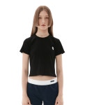 커렌트픽스 - 관악구 승방길 27 | 픽스낫띵(FIX NOTHING) FLOWER BLOCKING CROP T(BLACK) - 46,550 | 무신사 스토어