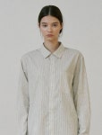 제이앤루(JANDLOO) striped embroidered shirt - 97,000 | 무신사 스토어