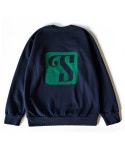 그로스인벤토리(GROSSINVENTORY) S BOX CREWNECK (NAVY) - 39,000 | 무신사 스토어