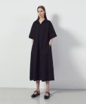 아헤(AHE) OPEN COLLAR A LINE ONE PIECE_BLACK - 113,050 | 무신사 스토어