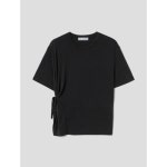 에잇세컨즈(8SECONDS) 블랙 모달폴리 샌드워싱 매듭 반팔 티셔츠 (322642LY34) - 15,540 | 무신사 스토어
