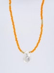 티에드헤어살롱 | 티에드(TIEDE) Coral Necklace (Orange) - 후기 | 무신사