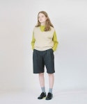제이앤루(JANDLOO) half wide pants charcoal - 99,000 | 무신사 스토어