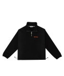 마티올라(MATTHIOLA) TRIPLE BUD LOGO HALF ZIP BLACK - 사이즈 & 후기 | 무신사