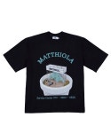 마티올라(MATTHIOLA) SERVICE CENTER GRAPHIC TEE BLACK - 24,000 | 무신사 스토어