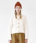 제이앤루(JANDLOO) cable collar cardigan cream - 168,000 | 무신사 스토어