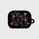 앤커버(NCOVER) DOODLE RABBIT CASE-BLACK(에어팟시리즈) - 후기 | 무신사