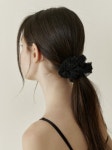 카인더베이비(KINDABABY) lace flower pop scrunch (black) - 후기 | 무신사