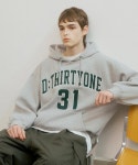 디써티원(DTHIRTYONE) D:THIRTYONE Applique Hoodie_Gray - 사이즈 & 후기 | 무신사