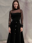 쏘리, 투 머치 러브(SORRY, TOO MUCH LOVE) Sleeve Shirring Seethrough Turtlenect Top_Black - 사이즈 & 후기 | 무신사