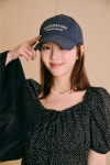 주식회사 파운드마이웨이 | 파운드마이웨이(FOUND MY WAY) Signature Lettering Logo ball cap - Navy - 사이즈 & 후기 | 무신사