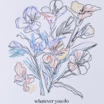 주식회사 파운드마이웨이 | 파운드마이웨이(FOUND MY WAY) FMW Flower Drawing T-shirt - White - 사이즈 & 후기 | 무신사