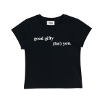 쥐쥐유(GGU) good gifty for you CROP TEE - 사이즈 & 후기 | 무신사