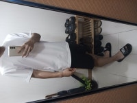 블랙몬스터핏 무지 쿨론 기능성 쿨 반팔 티셔츠 | 체험단후기 - 무신사