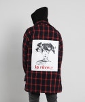 에프티에프클로징(FTFCLOTHING) la reveur 플란넬 체크 셔츠자켓 - 네이비/레드 - 69,000원 | 무신사 스토어 - 셀렉트숍