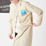 위알유어프렌즈(WEAREYOUFRIENDS) WEXHIBITION WINDBREAK OVER-SIZED COAT (BEIGE) - 87,200원 | 무신사 스토어