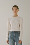 케리에르(CARRIERE) VOLUME SLEEVE JERSEY T-SHIRT - 64,000 | 무신사 스토어