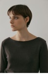 레미(LEMME) 2-WAY ROUND NECK T-SHIRT (BROWN) - 58,000 | 무신사 스토어