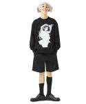 수앤준의류 | 라퍼(LAUGHER) RINGO SWEAT SHIRT - BLACK - 사이즈 & 후기 | 무신사