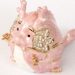 PIEARTH jewelry box: <끊는(진) 쥬얼리 박스>붉은 자부 간지 시리즈 기프트 졸업 입학 사랑스러운 생일 선물 여성 크리스마스 신생활...