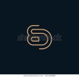 Bd Db Font Designs Logo Icons 스톡 벡터(로열티 프리) 1631209888
