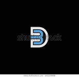 Bd Db Font Designs Logo Icons 스톡 벡터(로열티 프리) 1631209906