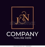 지앤by수현(JIEN by Suhyun) | Jn Logo Jn Logo Logo Jn 스톡 벡터(로열티 프리) 1580568607