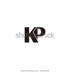 동물진료법인피케이 | Kp Letter Logo Pk Letter Logo 스톡 벡터(로열티 프리) 1318728749