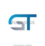Letter Gt Logo Design Linked Vector 스톡 벡터(로열티 프리) 1615430362
