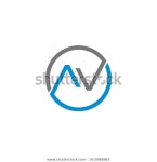 Logo Av Images Stock Photos Vectors 스톡 벡터(로열티 프리) 1610968963