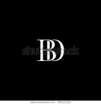 Luxurious Modern Creative Artistic Bd Db 스톡 벡터(로열티 프리) 1091215310