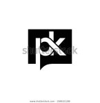 Pk Logo Company Logo Monogram Design 스톡 벡터(로열티 프리) 1588321288