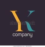Yk Logo Company Logo Design Letters 스톡 벡터(로열티 프리) 1461281870
