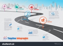 Business road 맵 시간 표시 정보 스톡 벡터(로열티 프리) 726827851 | Shutterstock