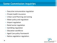 Consultation and better regulation, Gary Banks