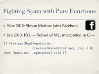 Commercial Uses of Functional Programming
