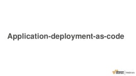 AWS May Webinar Series - Deep Dive: Infrastructure as Code slideshare