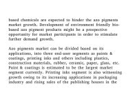 Azo pigments global market industry expert opinions analysis, drivers…